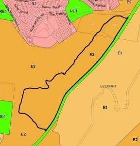 An E2 Environmental Conservation zone will not affect the ability to provide a walking track in this area.