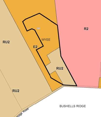 9492 ha It is proposed to adjust the E2/RU2 zone boundaries to reflect the existing (agricultural) uses on the site and to initiate