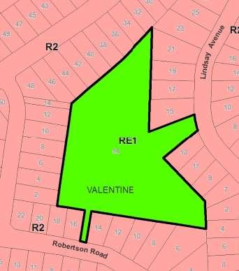 Valentine (Lot 2 DP 616430) Lake Macquarie City Council Site area: