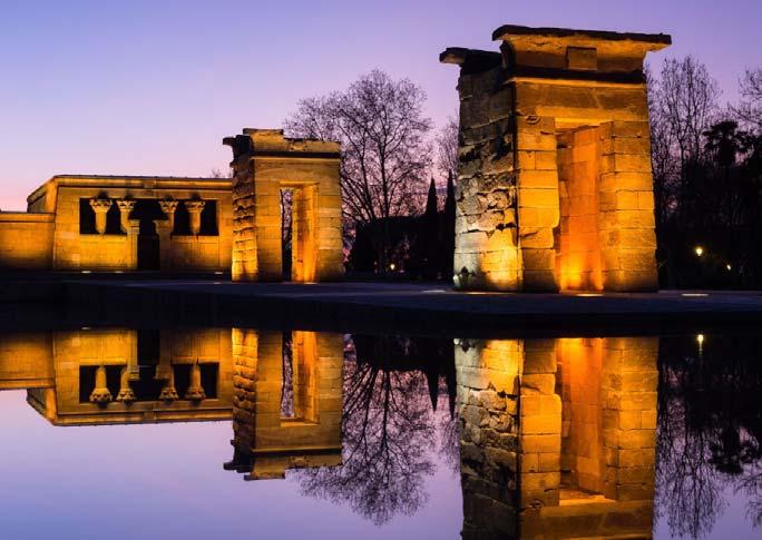LEISURE TIME OPPORTUNITIES Templo de Debod: Is an Egyptian temple dating back to the 2nd century BC.