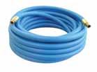 THERMOFLEX TECHNOPOLYMER AIR HOE BLUE UP TO 300 +65/-26 High quality flexible PVC compound air hose Ideal for applications in contact with paints and solvents Lightweight and flexible for easy