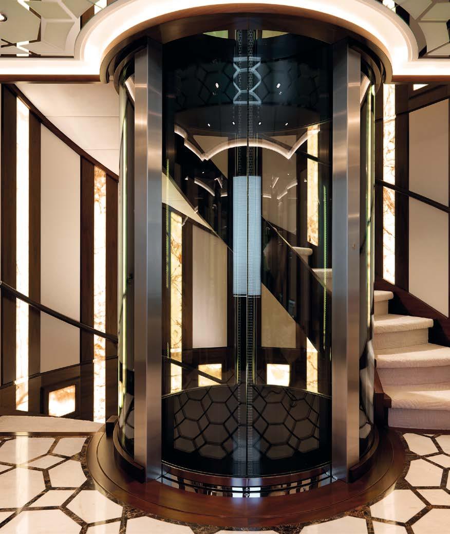 No expense has been spared in the five magnificent suites (including one VIP) and feature characteristic onyx back led lighting (others are found in the