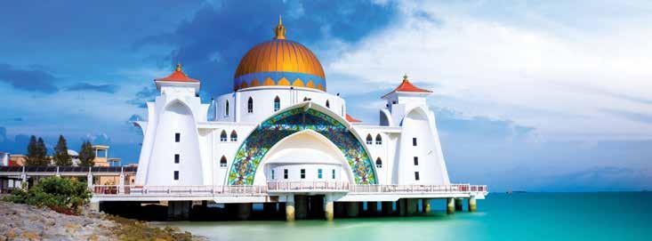 Regional Malaysia REGIONAL MALAYSIA Malacca Straits Mosque Rich cultural history meets beautiful natural wonders in Regional Malaysia.