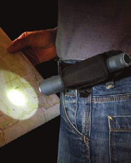 FLASHLIGHT ACCESSORIES // HOLSTERS + MOUNTS HARDWARE LED HEADBAND HANDS-FREE FLASHLIGHT HOLDER The Nite Ize Headband was invented to solve an all-toocommon problem: how to aim a flashlight with one