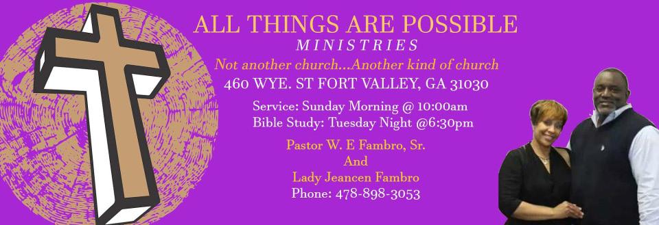 Greater Light of the World Holiness Church 1240 Bailey Ave., Macon 31204 478-477-8709 Greater Little Rock Baptist Church 2046 Felton Ave.