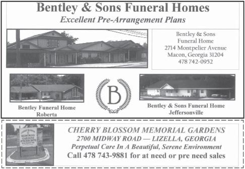 PHYSICIANS Richardson Funeral Home 1447 Swift St., Perry 31069 478-987-1122 Richardson Funeral Home 405 South Third St., Warner Robins 31093 478-929-1707 Slater s Funeral Home Inc.