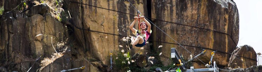 For an exhilarating team-building exercise, they can conquer the thrilling cliff walk across a dozen rope bridges suspended above the Penny Royal, or take the challenge of the indoor and outdoor rock