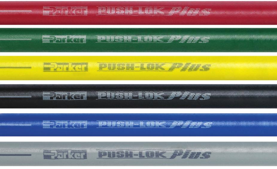 Enhanced Product Appearance For equipment manufacturers and their customers, using Push-Lok color hoses can vastly improve the visual and functional appeal of work equipment, on-line systems and the