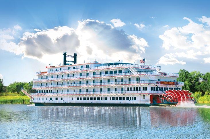 paddle steamer is one of the finest paddle wheelers ever built. After launching in 2016, it introduces luxury never seen before on the Mississippi.