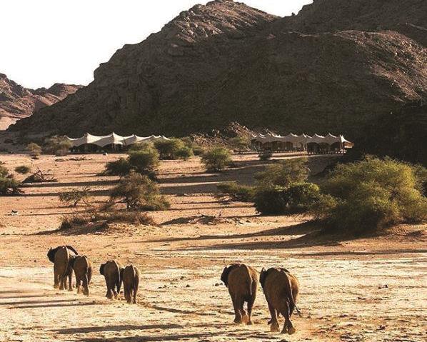 Continue to Hoanib Skeleton Coast Camp where you will spend three days in a private concession which is rich with game and it borders the Skeleton Coast.