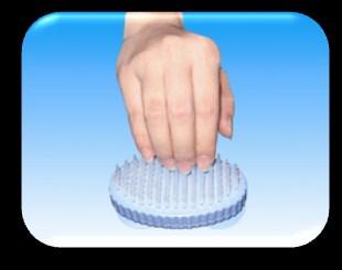 Overall Handle 7 mm mm 78 g. SUCTION NAIL BRUSH (SSL-BA-71) The suction brush is designed for people with poor dexterity, particular with one-handed.