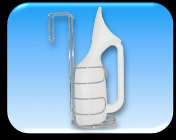 1. M ALE URINAL (SSL-BA-77) The male urinal is made from clear plastic molded bottle with a handle for easy carry. It is ideal for use when it is difficult to get out of bed.