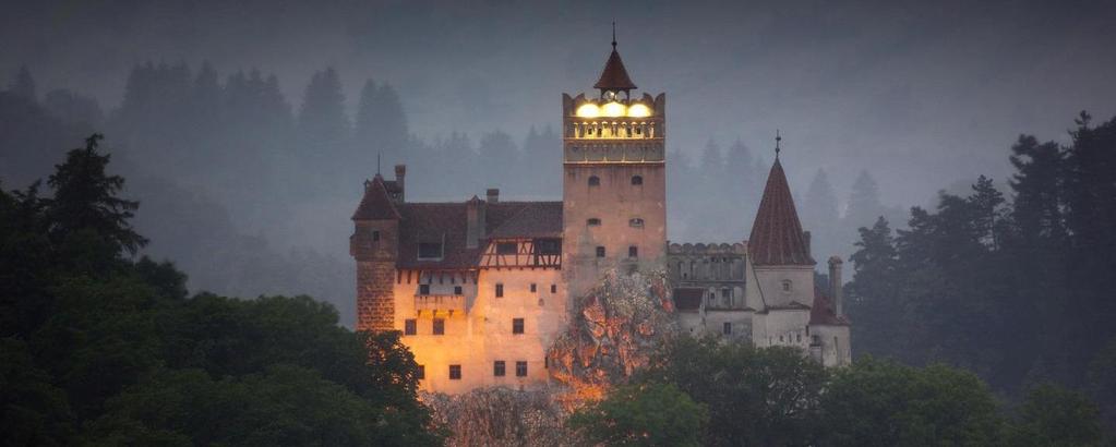 BRAN CASTLE 3 Bran Castle - built in 378 atop a cliff and served