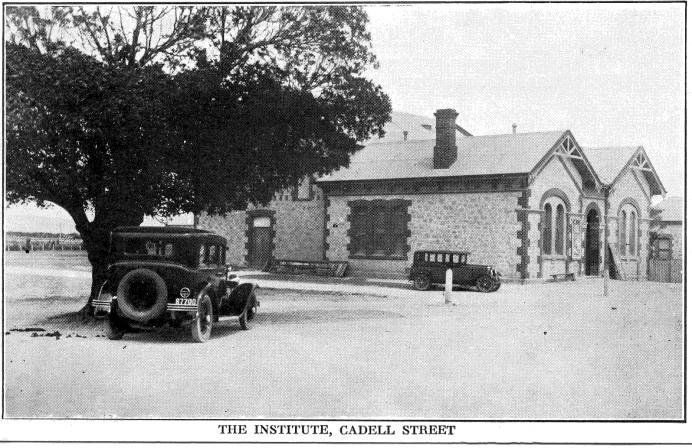 Cadell Street. Town Hall and Council Offices.
