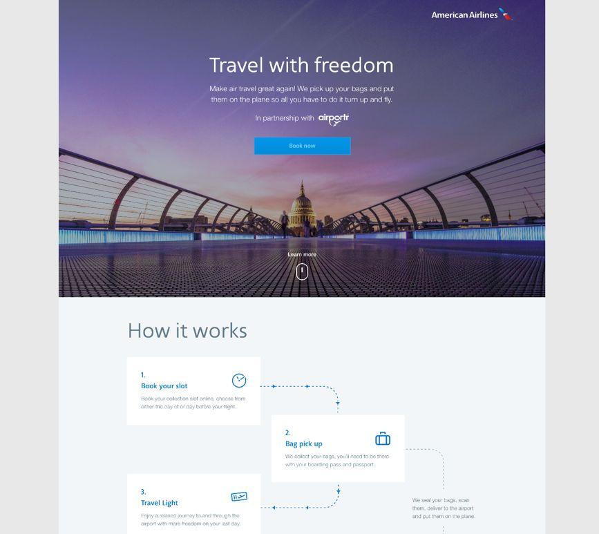 Airline Look and Feel: designed and serviced by AirPortr Airline Benefits Premium