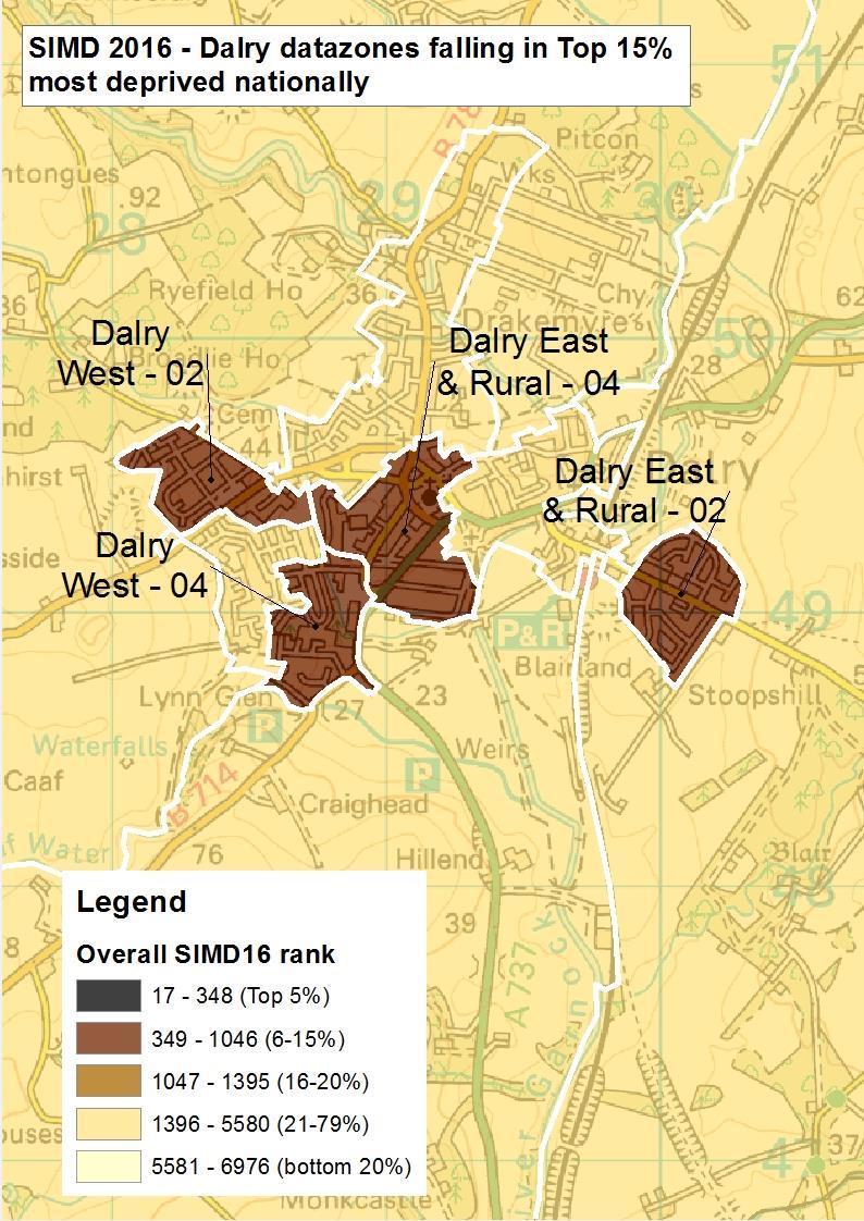 Garnock Valley Locality (26% Local share) 27 Data Zones in total