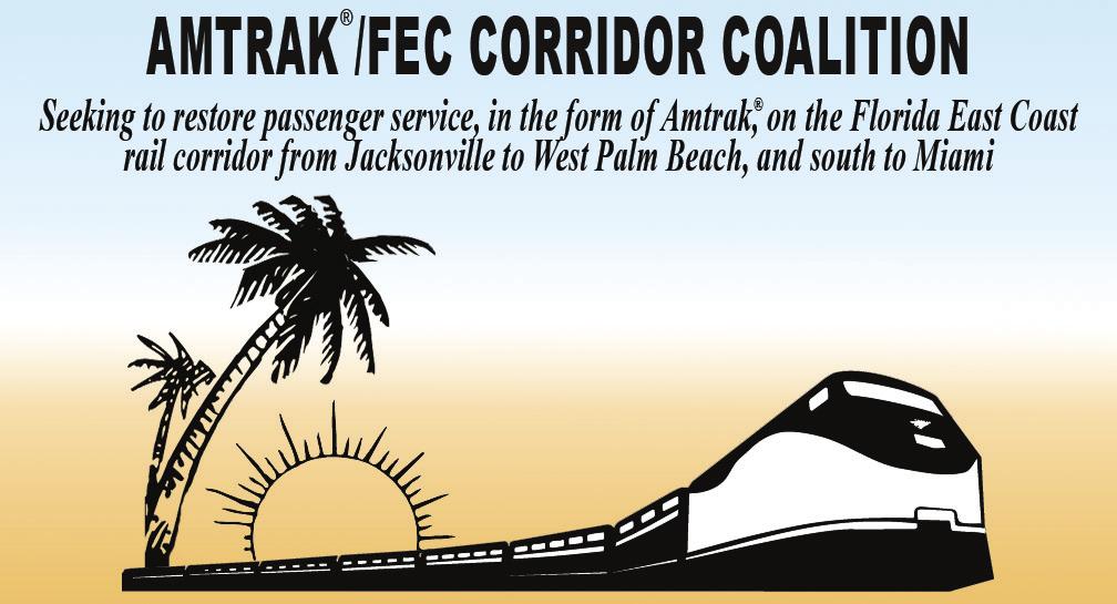AUGUST 5, 2010 UPDATE # 3 AMTRAK/FEC PROJECT: STATION LOCATIONS AND CONCEPTUAL DRAWINGS The Summer of 2010 has been a time of tremendous progress for the Amtrak/FEC Corridor project and its goal of