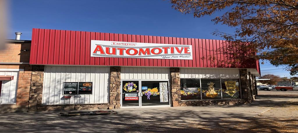 Tayshen Automotive 105 1/2 Eaton Ave Delta, Colorado 81416 This high end/state of the art automotive full service shop is the envy of all competitors, highly successful, with dedicated, well trained