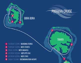 A refined cruise to the Islands, an unforgettable experience, the sparkling colours of the lagoon of Bora Bora,