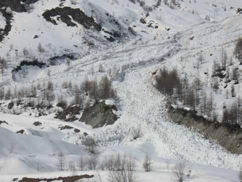 Photo Credit: Catasto Regionale Valanghe - Ufficio neve e Valanghe RAVA (Avalanches Regional Register Avalanches and Snow Department) Factors which contribute to the development of avalanches: -