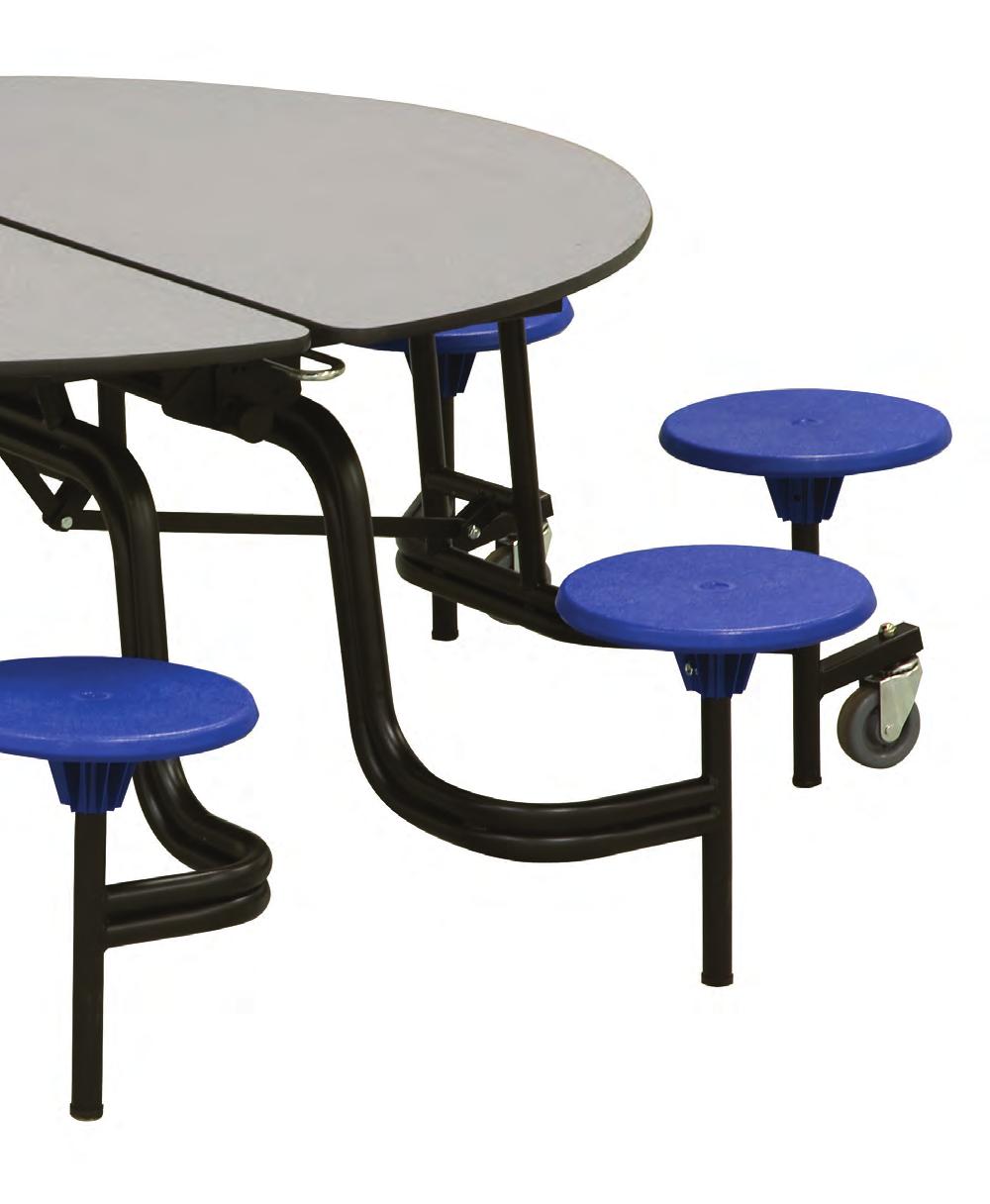 Mobile Stool Create your space utilizing a variety of table top & stool