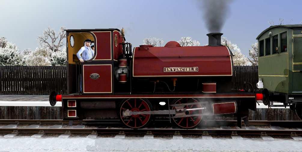 3.2 Kitchener Class 0-4-0ST Invincible Built in Newcastle Upon Tyne in 1915, Invincible worked as an industrial shunting locomotive at Woolwich Arsenal, in London for 40 years alongside seventeen