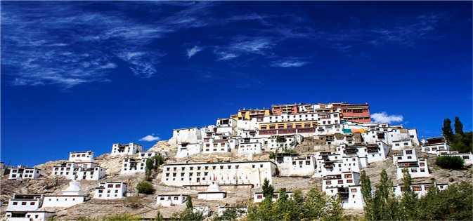 After breakfast, proceed to Shey it was the ancient capital of Ladakh and even after Singee Namgyal built the more imposing palace at Leh, Thiksey is one of the largest and most impressive Gompa.