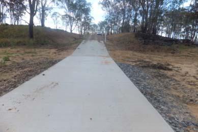 Type of works: A complete reconstruc on of the floodway was required consis ng of the