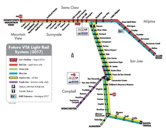 BART TRANSIT INTEGRATION PLAN DRAFT EXISTING CONDITIONS REPORT VTA Figure 2-6 Recommended 2018 LRT System Configuration Bus Rapid Transit (BRT) Strategic Plan VTA is developing an integrated Bus