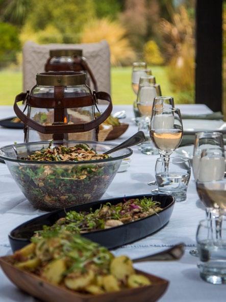 Food and wine The Mahu Whenua chef is on hand to create and innovate to suit all tastes.