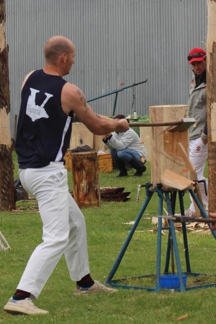 Woodchop Woodchop is a sport originating from the timber industry and early farming, where timber was felled for construction of farm houses, buildings and fence posts, or farm land cleared for