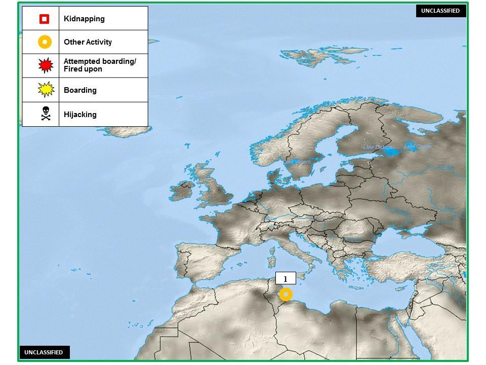 E. (U) MEDITERRANEAN - BLACK SEA: Figure 3. Mediterranean - Black Sea Piracy and Maritime Crime 1.
