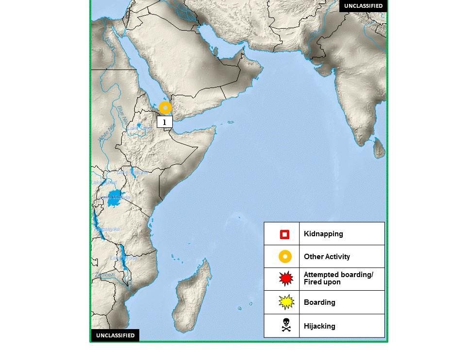 H. (U) INDIAN OCEAN - EAST AFRICA - RED SEA: Figure 5. Indian Ocean - East Africa - Red Sea Piracy and Maritime Crime 1.
