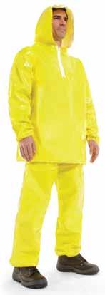 Single Use Protective Clothing Rain Light Liquids, light rain attire Tightness: no seams, smooth fabric Better resistance: Polyethylene material, 100µ thickness Better visibility: Yellow color Mutex