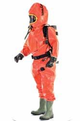 thanks to the overpressure in the suit High frequency welding for increasing chemical and mechanical resistance Comfort of use and safety thanks to a wide visual field Durable and resistant because