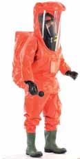 Coverall Protective clothing against liquid and gaseous chemicals, including liquid aerosols and solid particles, non-ventilated, gas-tight (Type 1b) chemical protective suits, series High chemical