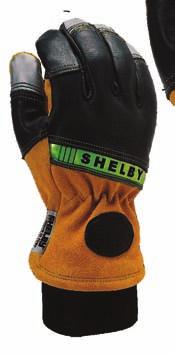 Shelby Flex-Points Helps glove maintain natural pre-curve while enhancing finger and thumb