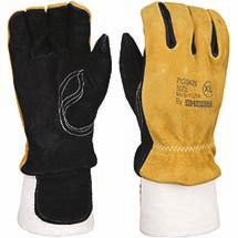 The glove s body is entirely constructed using 7 oz. aluminized PBI /KEVLAR Knit.