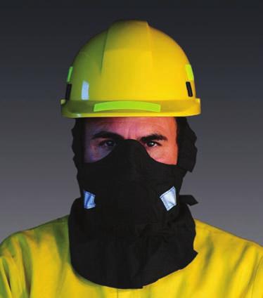 UB-V2 HS-2 Hot Shield Wildland Firefighter Face Mask The Hot Shield Model HS-2 Wildland Firefighter Face Mask is a patented highly flame resistant face protector designed by firefighters for use in