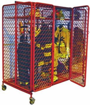 Ready Rack systems prolong gear life, help prevent steam burns, allow for improved response times and give the station an organized, professional appearance.