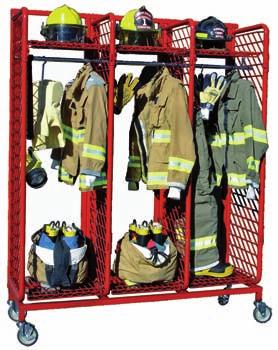 faster than closed storage systems. The result is gear that lasts longer and is dry when you get called to the scene.