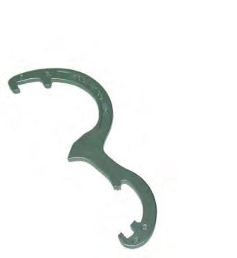 00 For pentagon heads up to 1 3/4 and square 1 1/4 - Single hook spanner