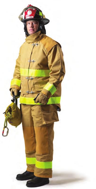 Reliant Coat & Pant LION RELIANT Reliant Turnout Gear Freedom Design mobility and comfort features with 3" extended coat back and low-rise waist pants.
