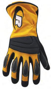 35 RINGERS GLOVES Long & Short Cuff Extrication Gloves - Yellow Ringers Model 304 - Long Cuff Ringers Model 314 - Short Cuff Tough Armortex reinforced index finger and thumb Tough