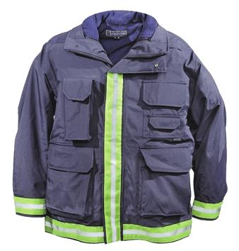 Patch Pocket on left chest, mini glove pocket and flap closure Radio Pocket on right chest with flap closure Concealable Hood stows in hidden pocket Mic tabs on both shoulders Hip length Jacket does