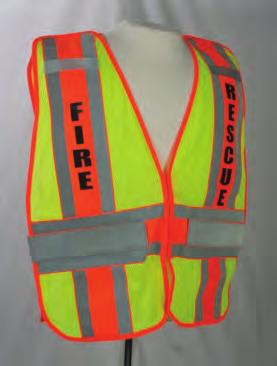 Navy, Yellow, Orange or Red lettering If ordered with lettering, vest bag is included Please specify lettering AV-51131 Alert Vision Breakaway Public Safety Vest $36.