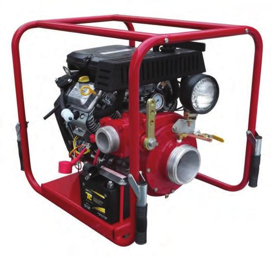 CET FIRE PUMPS VANGUARD POWERED HIGH POWER VOLUME PUMP This pump equipped with a Vanguard motor is available with one (PFP-18hpVGD-1D) or two delivery outlets (PFP-18hpVGD-2D), depending on your