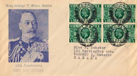 1937 Coronation of King George VI, plain handwritten cover, with Up Special TPO EH Section CDS.