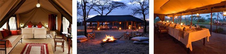 During June 01-November 15, it moves to the northern Serengeti and is ideally located on the Mara River on one of the traditional migration crossing sites.