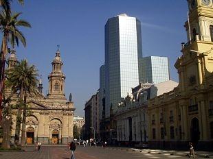ARRIVE IN SANTIAGO DE CHILE & CITY TOUR Arrive this morning in Santiago de Chile, gateway to the Andes, situated between mountain peaks and the Pacific Ocean. Your SouthAmerica.